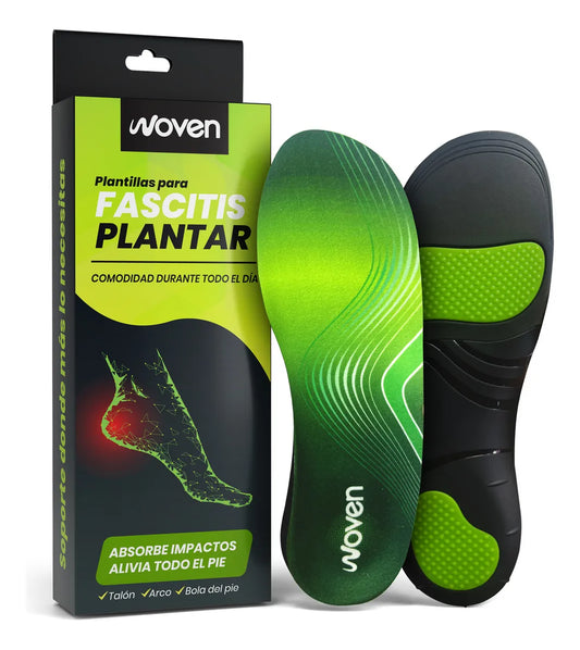 Plantillas Ortopédicas Woven - Soporte real para aliviar el dolor al caminar